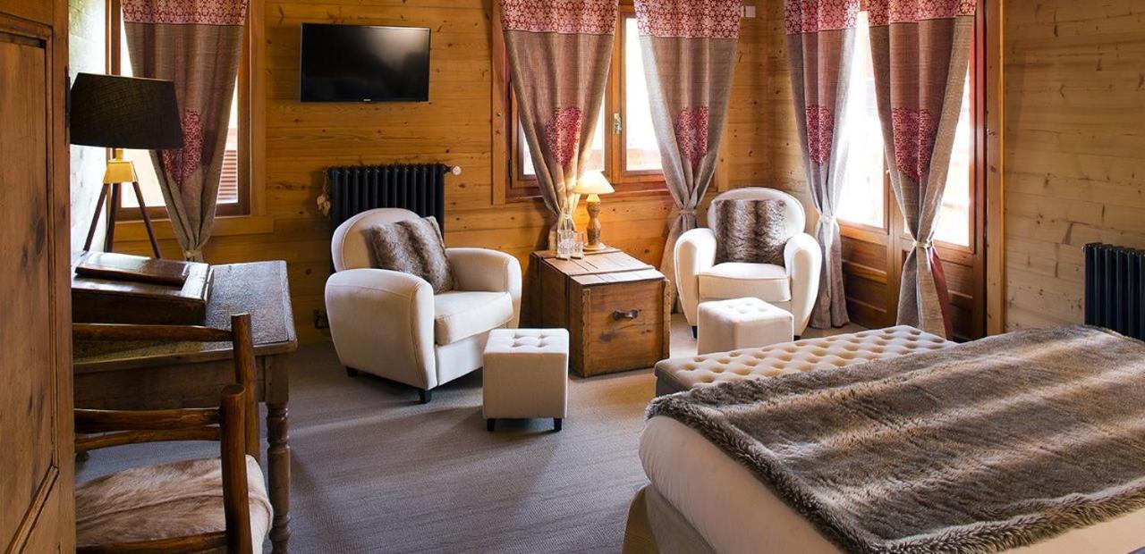 Chalet-Hotel Les Cimes Le Grand-Bornand Zewnętrze zdjęcie