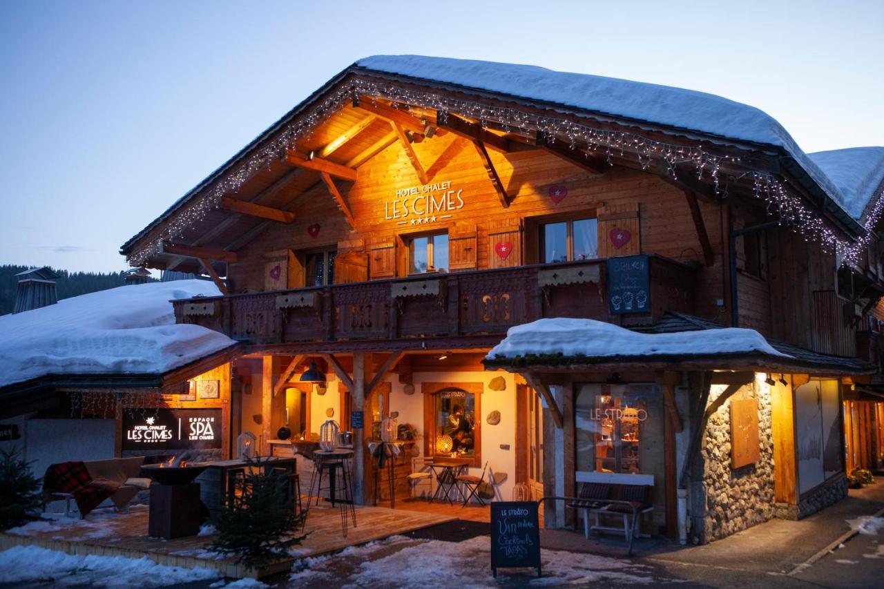 Chalet-Hotel Les Cimes Le Grand-Bornand Zewnętrze zdjęcie