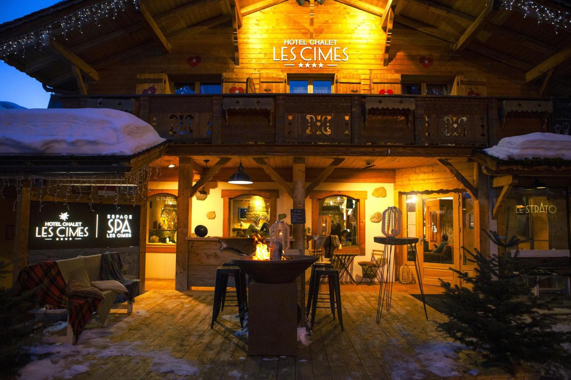 Chalet-Hotel Les Cimes Le Grand-Bornand Zewnętrze zdjęcie