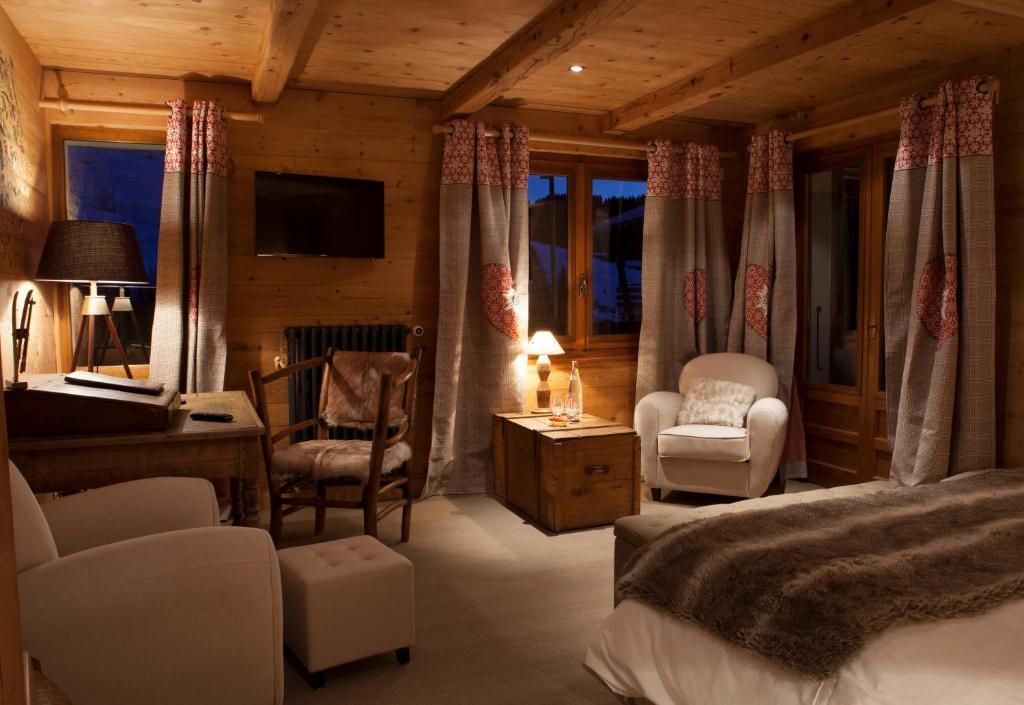 Chalet-Hotel Les Cimes Le Grand-Bornand Zewnętrze zdjęcie