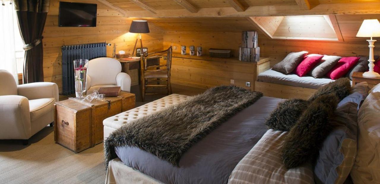 Chalet-Hotel Les Cimes Le Grand-Bornand Zewnętrze zdjęcie